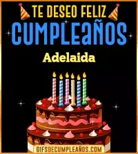 GIF Te deseo Feliz Cumpleaños Adelaida
